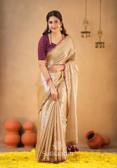 Lilac Luxe Bridesmaid Saree